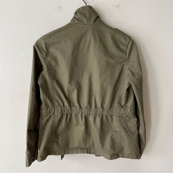 Love Tree Olive Green Utility Jacket - Size: Small - Picture 2 of 7